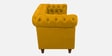 Cheshire Velvet 3 Seater Sofa In Yellow Colour