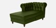 Cheshire Leatherette RHS Sectional Sofa (3 + Lounger) In Olive Green Colour