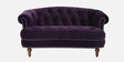 Chesterfield Fabric 2 Seater Sofa in Dark Purple Colour