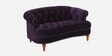Chesterfield Fabric 2 Seater Sofa in Dark Purple Colour