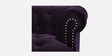 Chesterfield Fabric 2 Seater Sofa in Dark Purple Colour