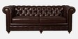 Chesterfield Leather Three Seater Sofa in Brown Colour