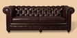 Chesterfield Leather Three Seater Sofa in Brown Colour