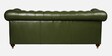 Chesterfield Leather Three Seater Sofa in Olive Green Colour