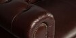 Chesterfield Leather Two Seater Sofa in Brown Colour