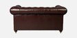 Chesterfield Leather Two Seater Sofa in Brown Colour