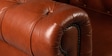 Chesterfield Leather Two Seater Sofa in Cognac Colour