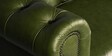 Chesterfield Leather Two Seater Sofa in Olive Green Colour