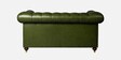Chesterfield Leather Two Seater Sofa in Olive Green Colour