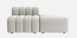 Chic Comfort 2 Seater Sofa Set In Beige Color