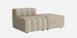 Chic Comfort 2 Seater Sofa Set In Beige Color