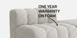 Chic Comfort 2 Seater Sofa Set In Beige Color