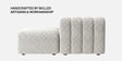 Chic Comfort 2 Seater Sofa Set In Beige Color