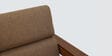 Chola Sheesham Wood 3 Seater Sofa With  Cushions In Brown Colour