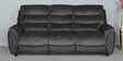 Chris 3 Seater Sofa in Black & Grey Colour