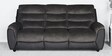 Chris 3 Seater Sofa in Black & Grey Colour