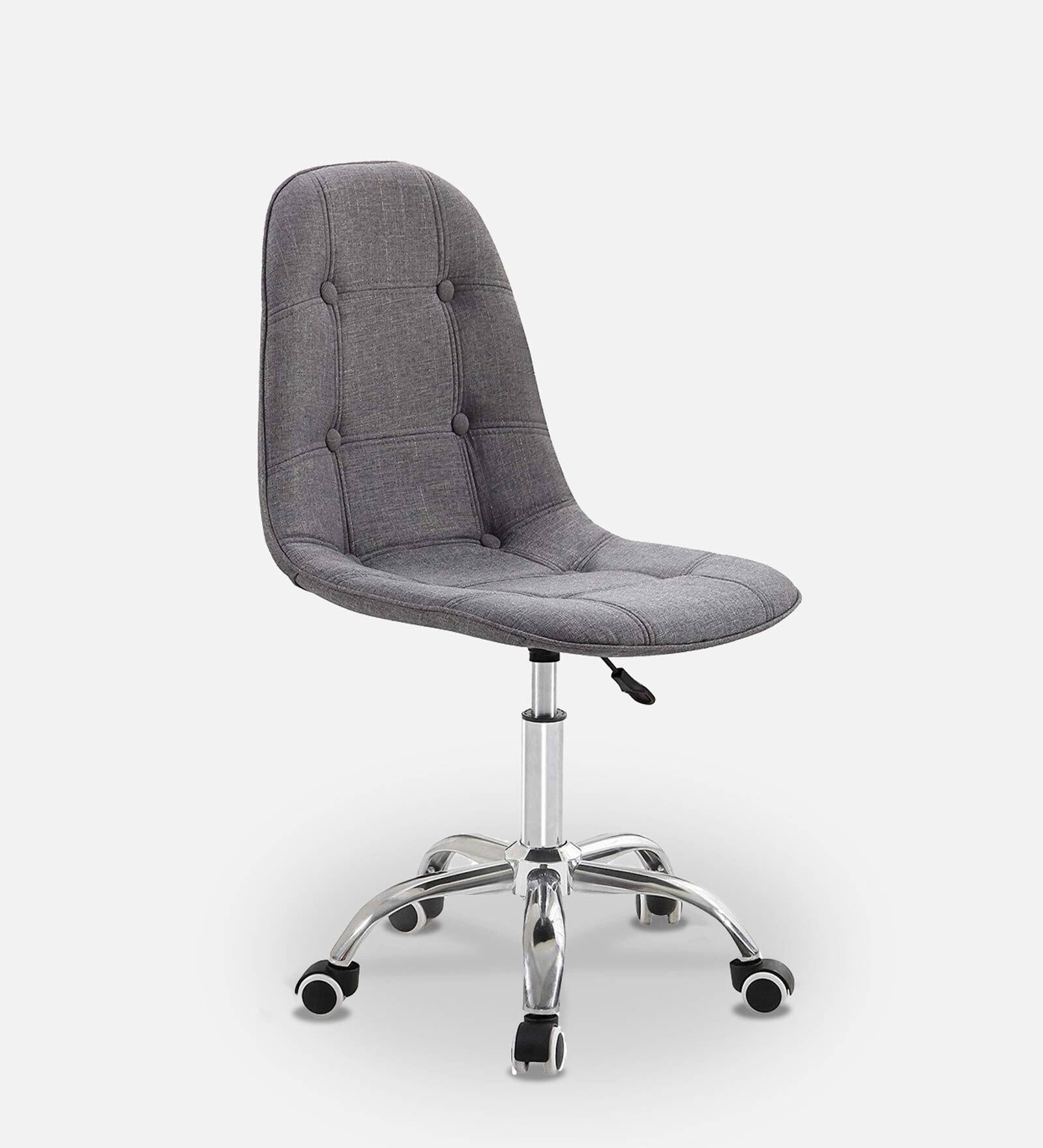 Charles Jacobs Fabric Guest Chairs in Grey Colour