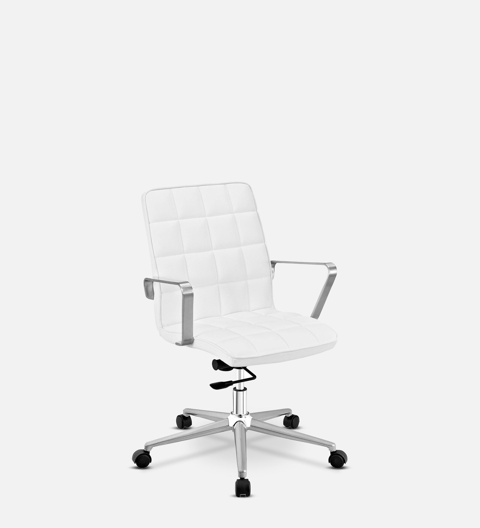 Buy Charles Mid Back Executive Chair in White Colour at 23 OFF by