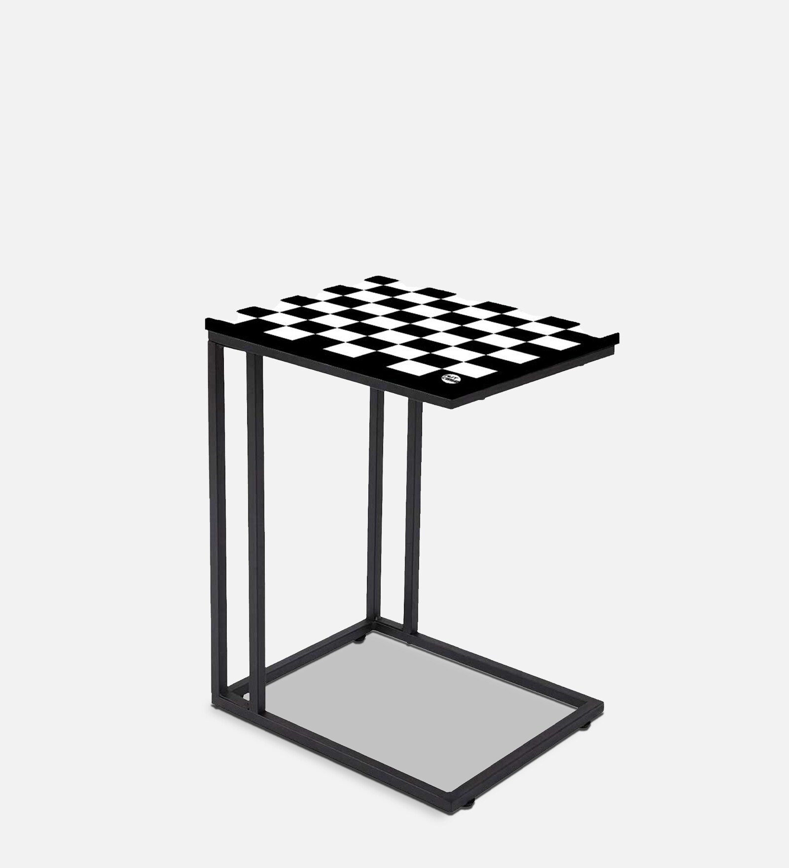 Buy Chess Print CShape End Table in Brown Colour at 23 OFF by NUTCASE Pepperfry