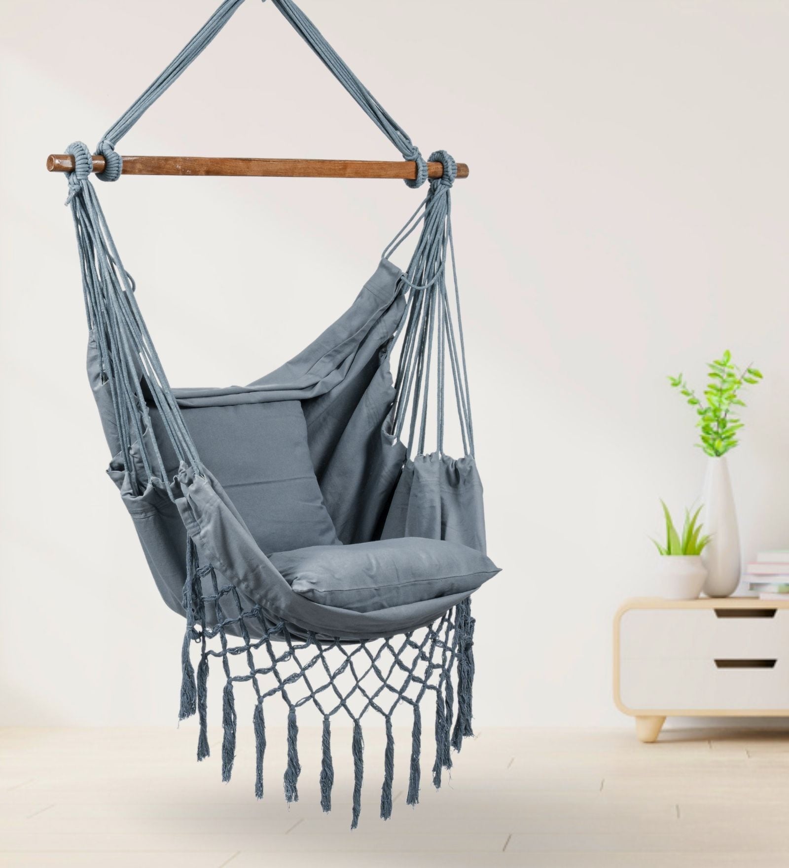 Chinkara Fabric Swing in Blue Colour Chinkara Fabric Swing in Blue Colour