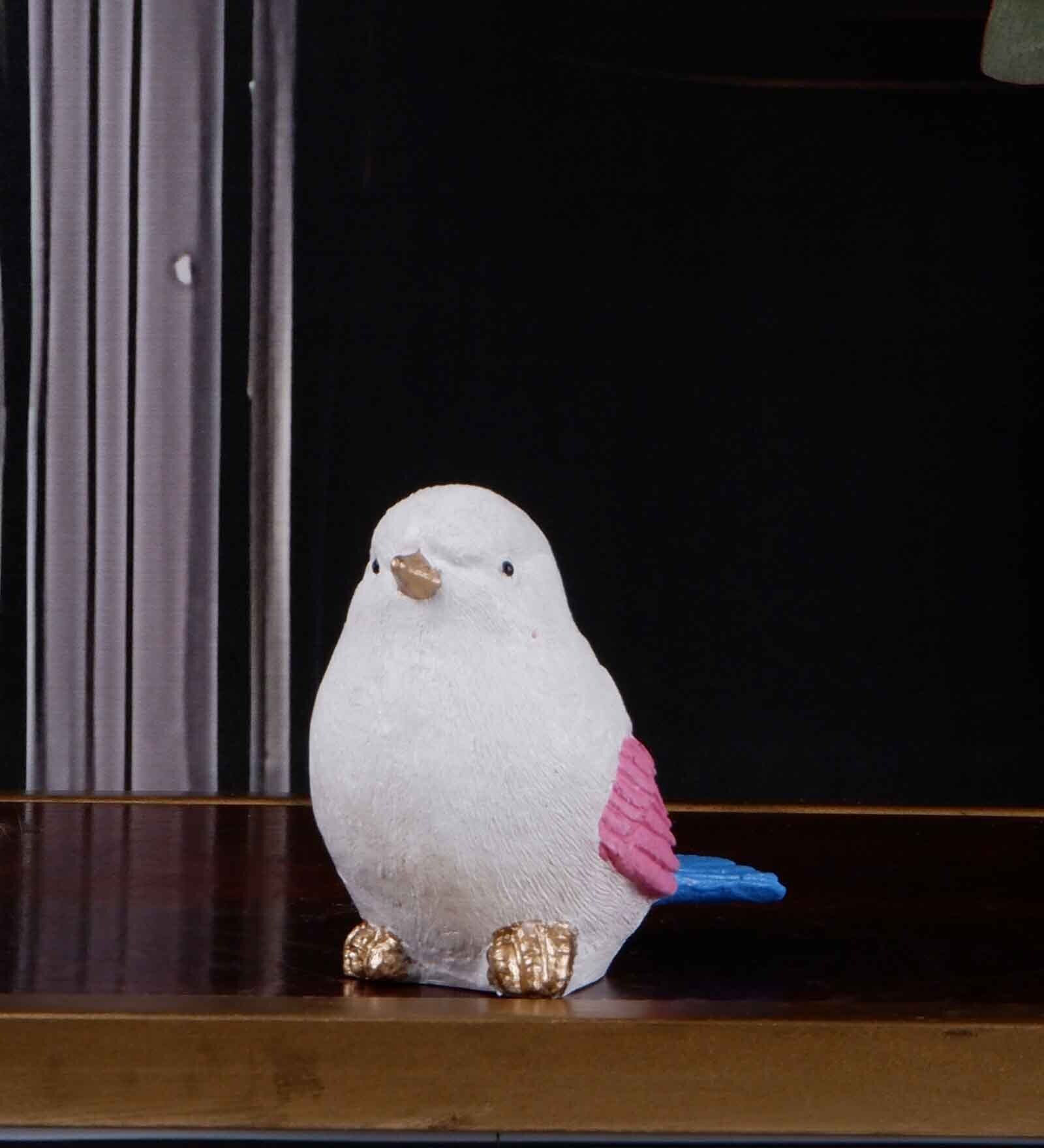 Chirpy Bird Multicolour Polyresin Figurine