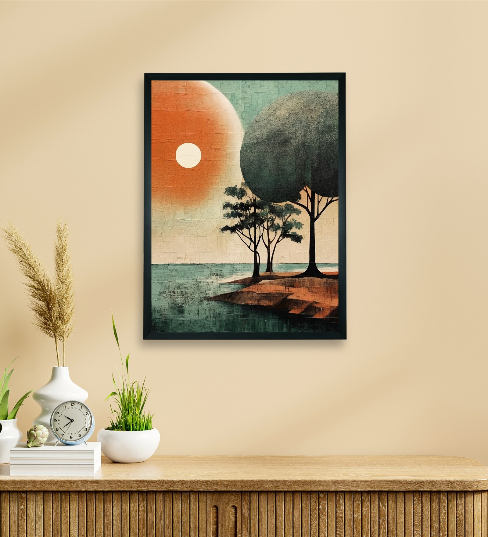 Bohemian Indian Beach 12 x 16 inch Canvas Wall Art