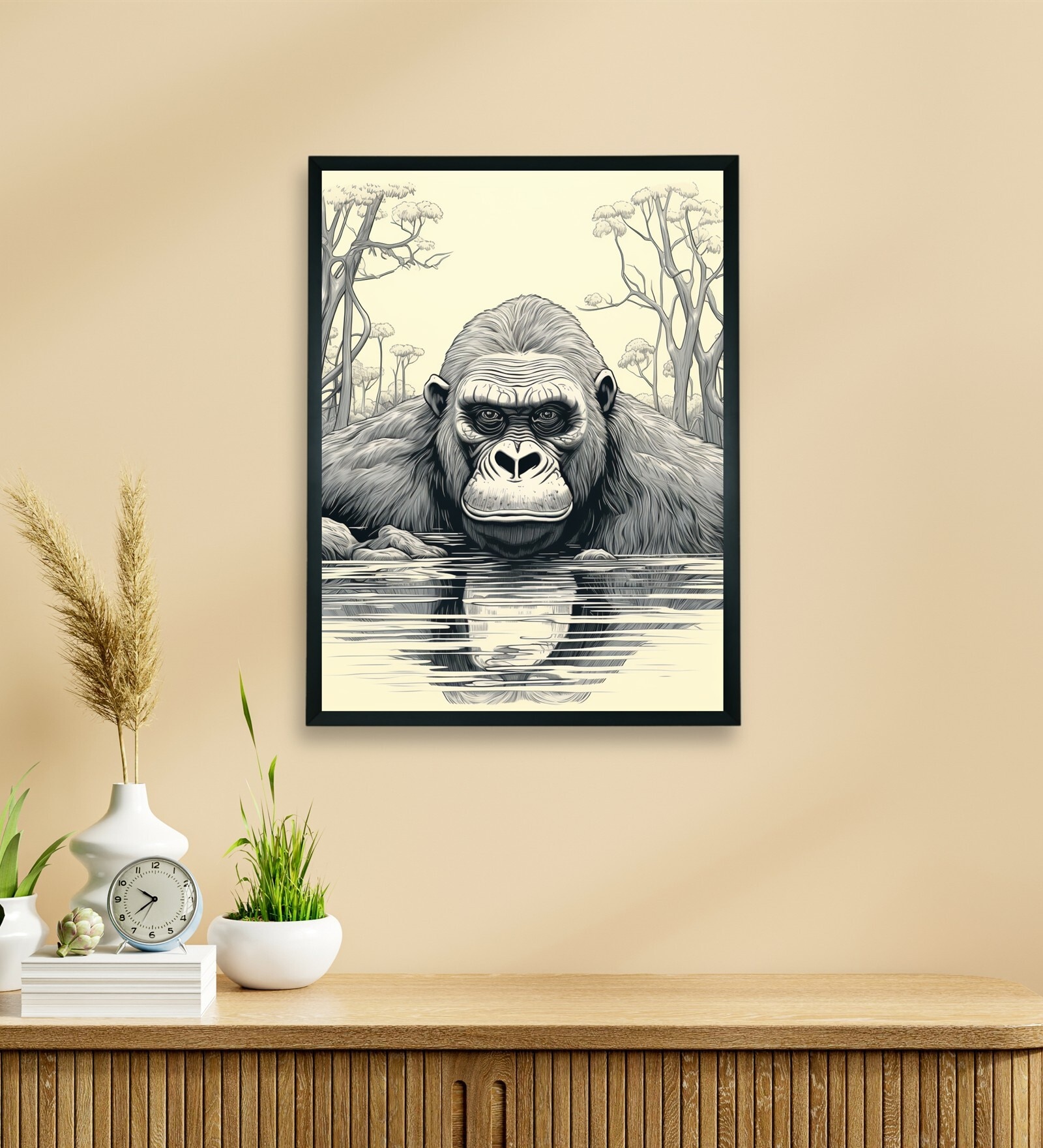 Connect with Nature Jungle 24 x 32 inch Canvas Wall Art