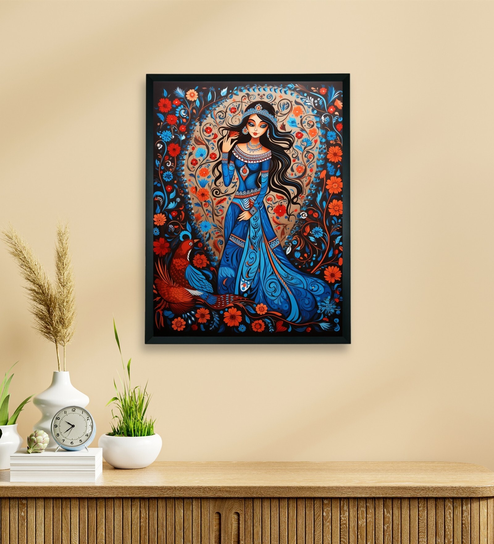 Flower Aura Inner Peace 12 x 16 inch Canvas Wall Art