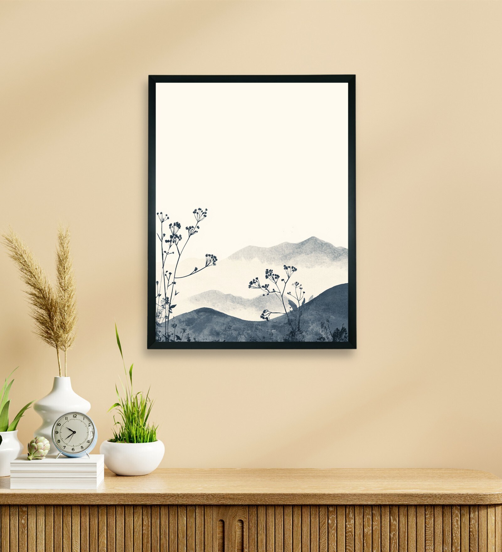 Misty Mountains 12 x 16 inch Canvas Wall Art