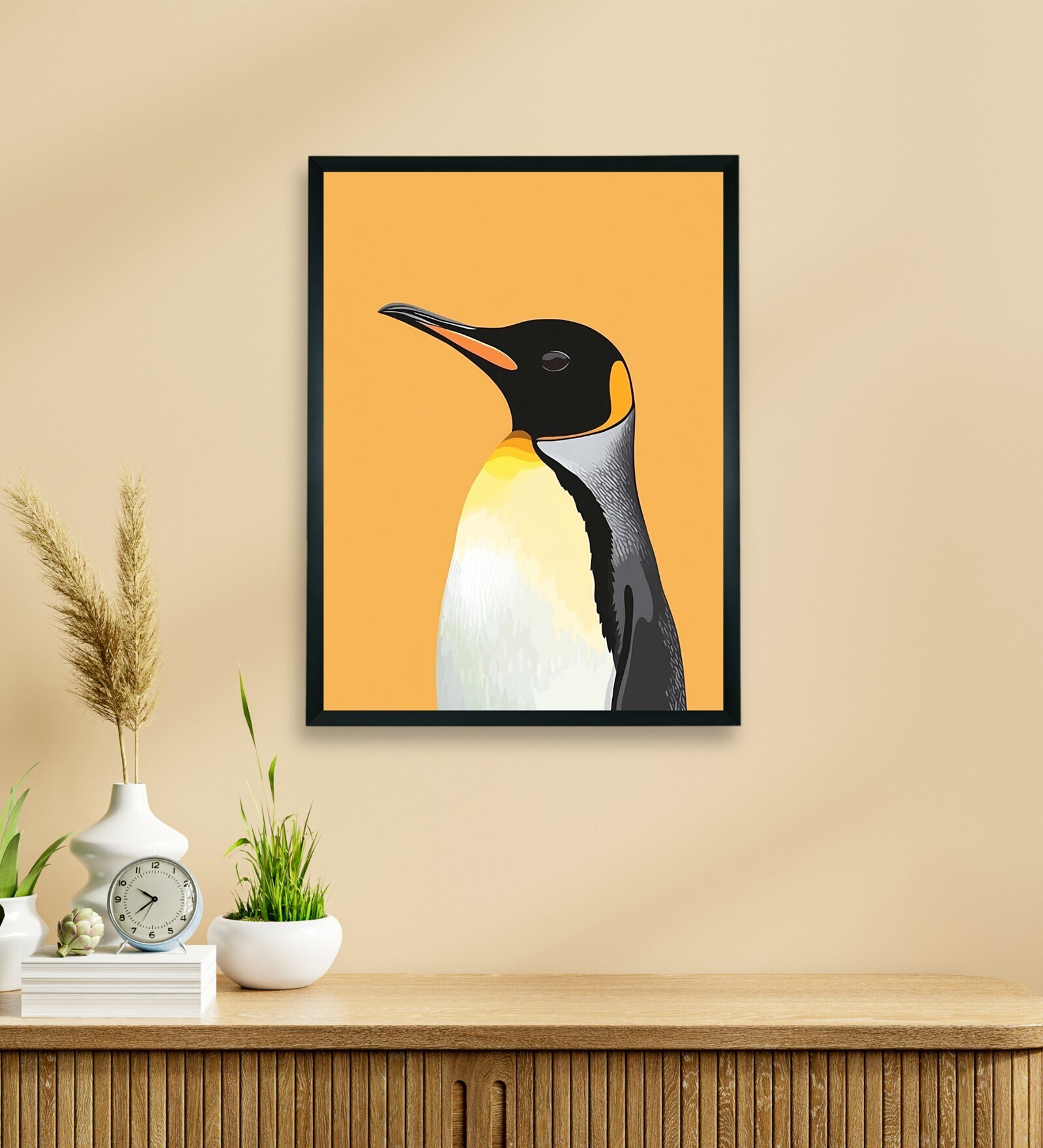 Royal Penguin 24 x 32 inch Canvas Wall Art