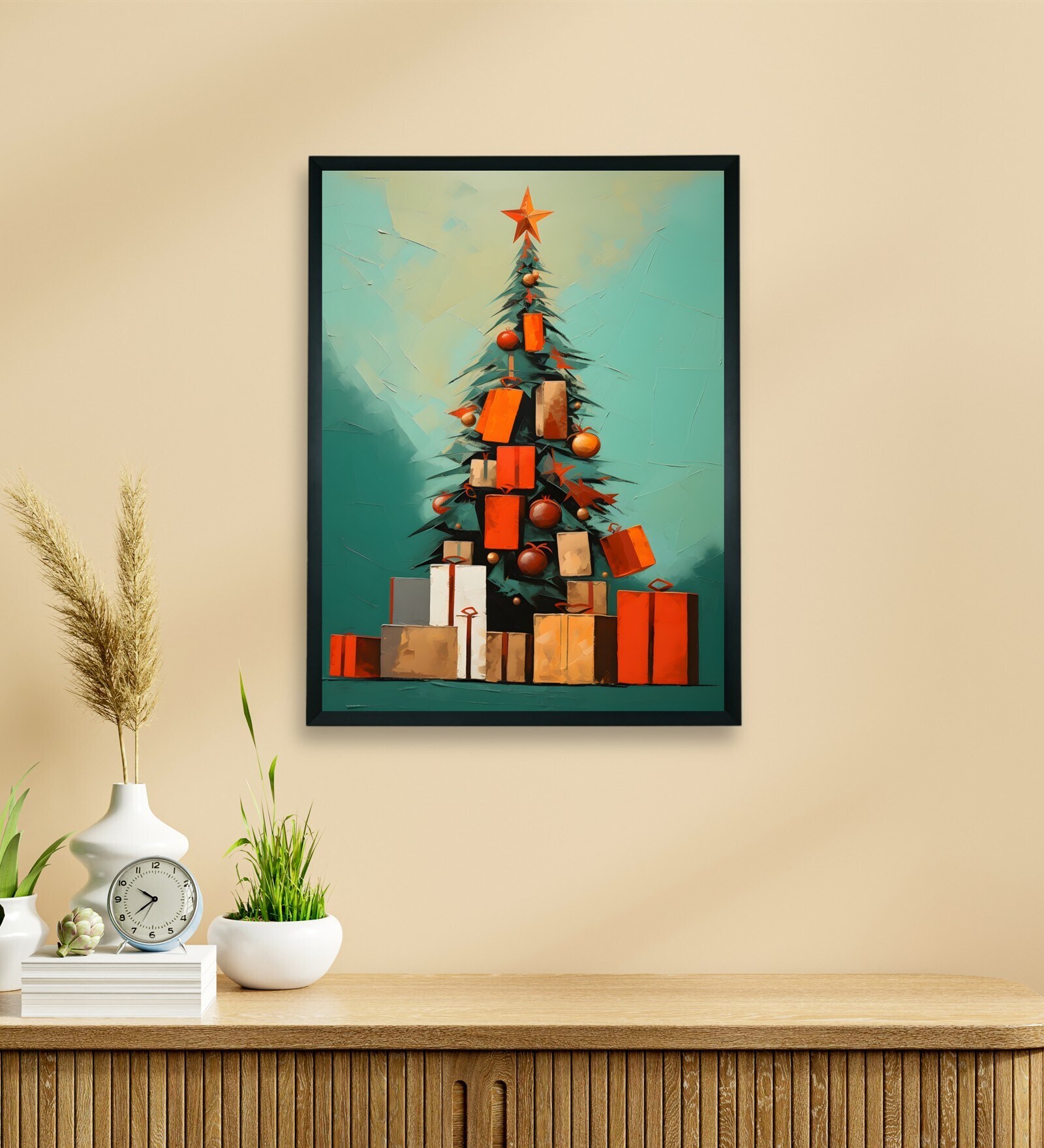 Tree of Hope Holiday 12 x 16 inch Canvas Wall Art