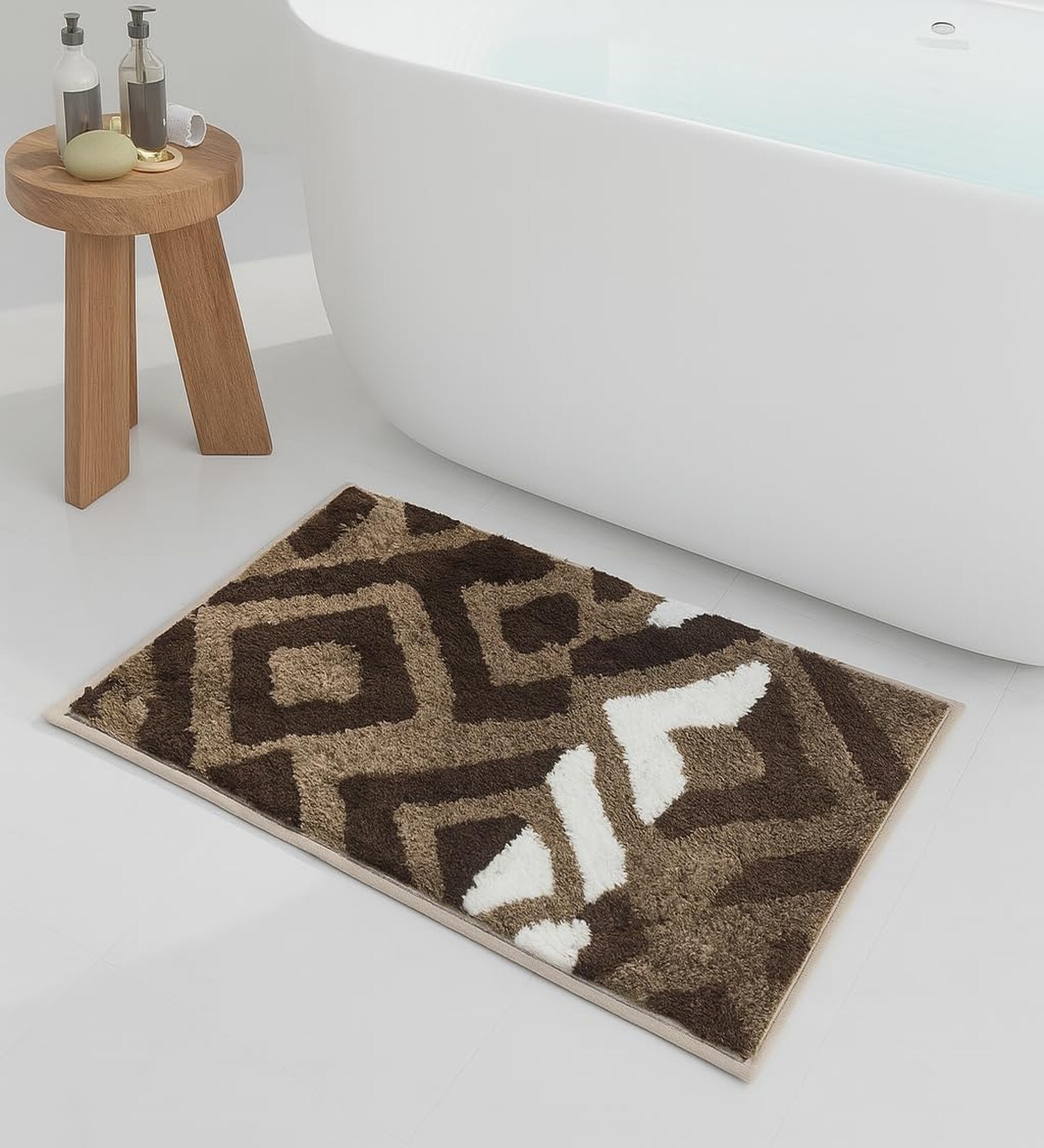Chocolate Microfiber 16x24 Inches Super Soft Bath Mat