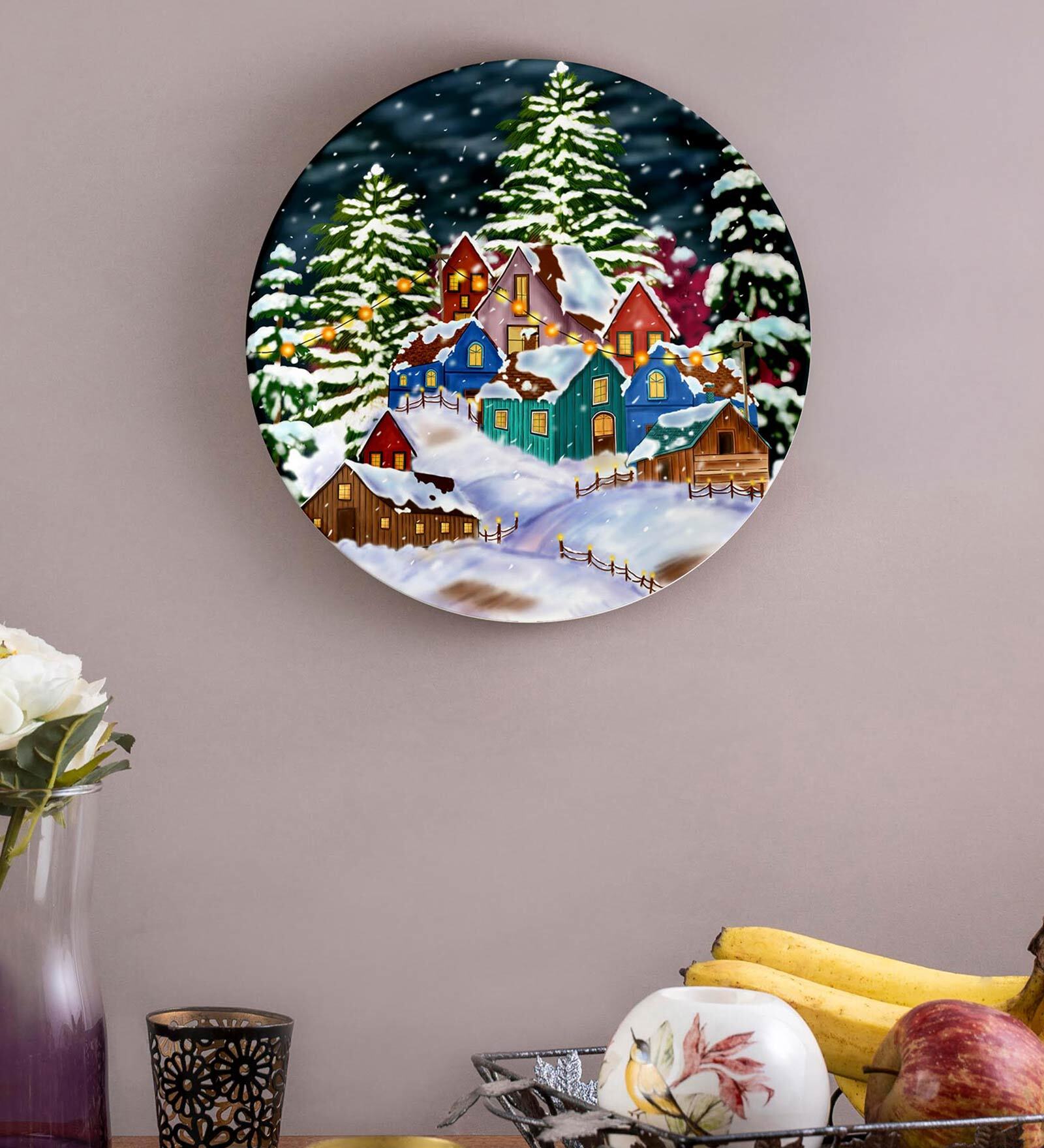 Christmas Time Decorative Wall Plates