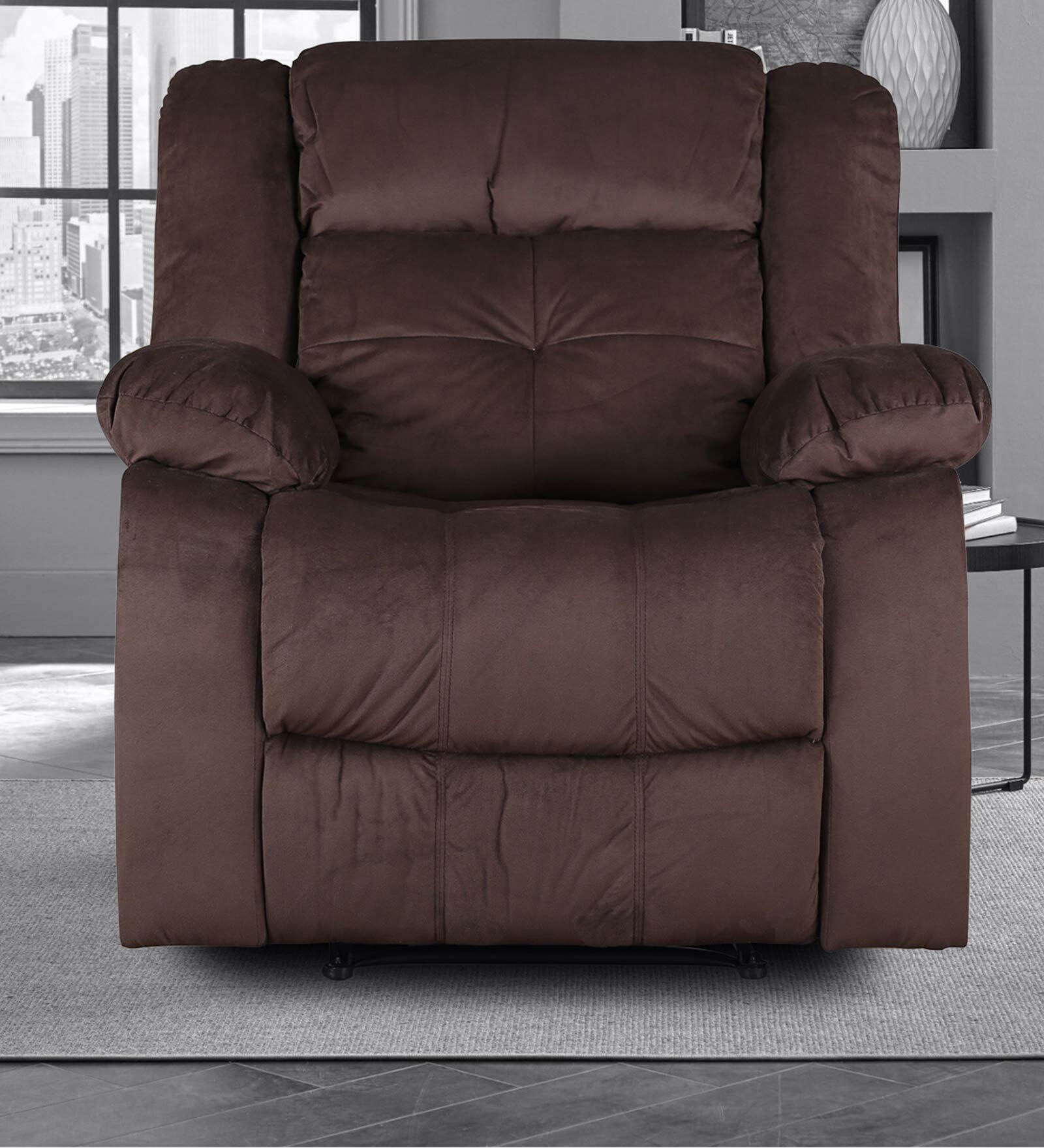 Christopher 1 Seater Recliner in Brown Colour