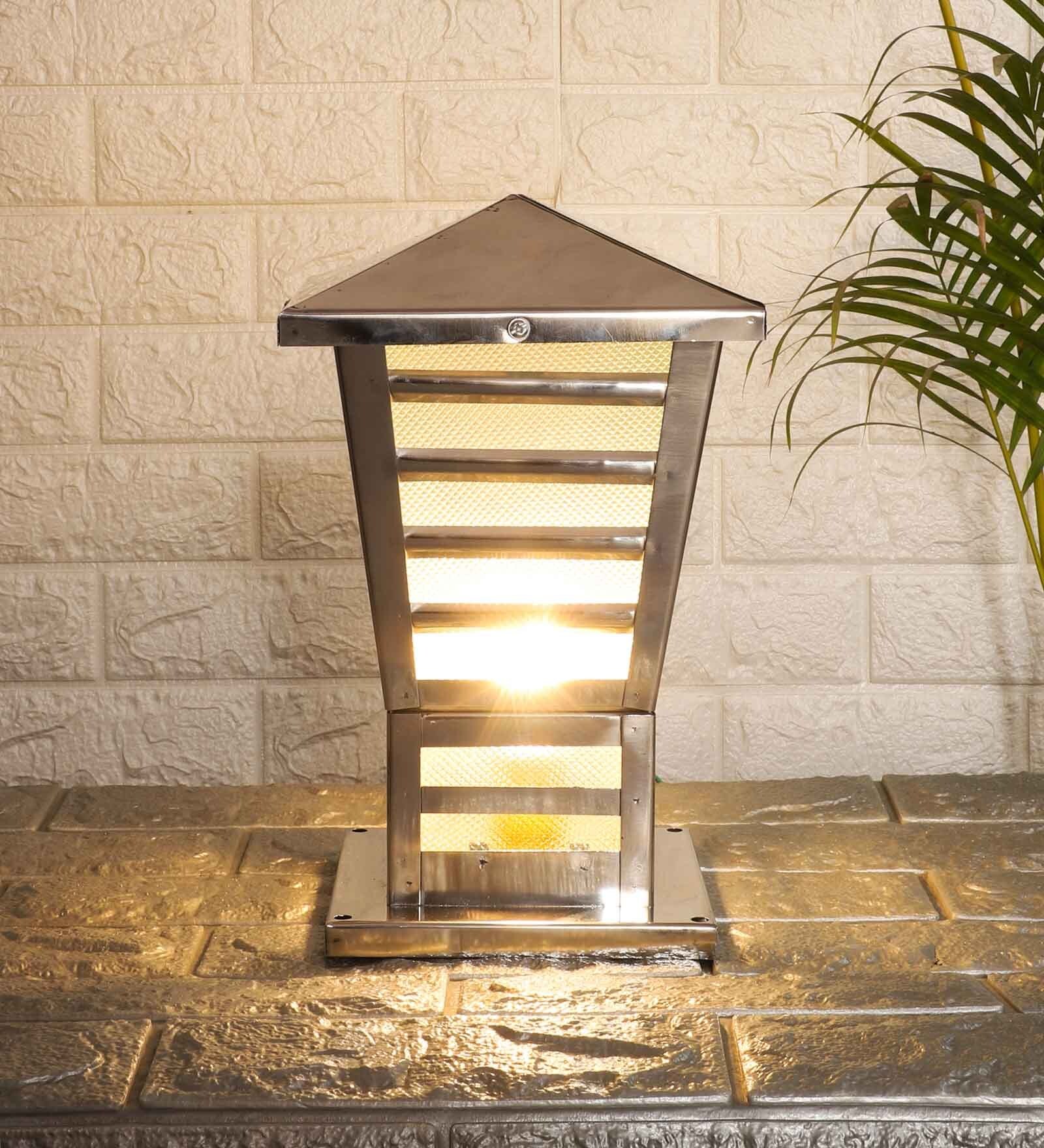 Chrome Stainless Steel Gate Light