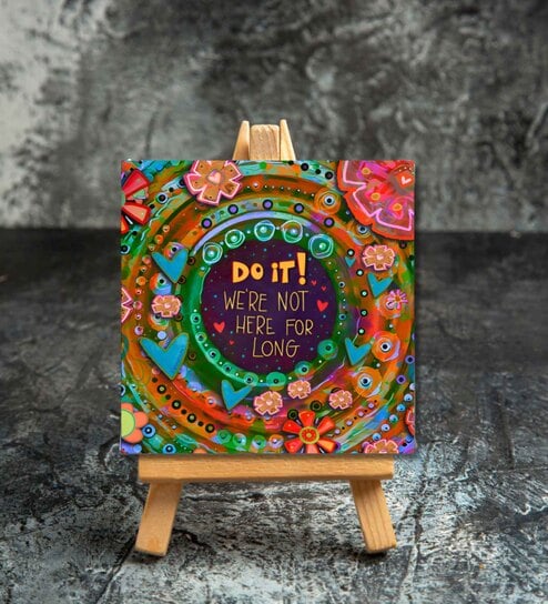 Cheerful Bliss Mini Canvas Frame