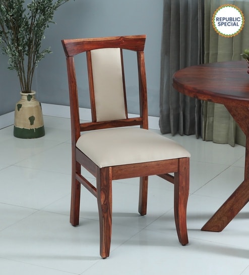 Chetas  Sheesham Wood Dining Chairs In Honey Oak Finish (Set of 2)