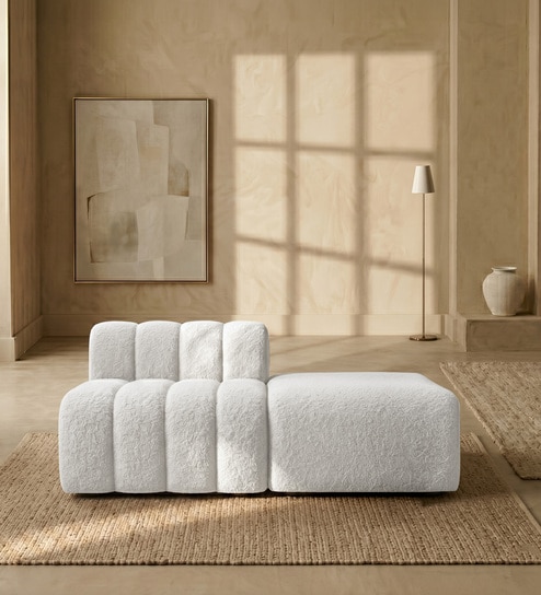 Chic Comfort 2 Seater Sofa Set In Beige Color