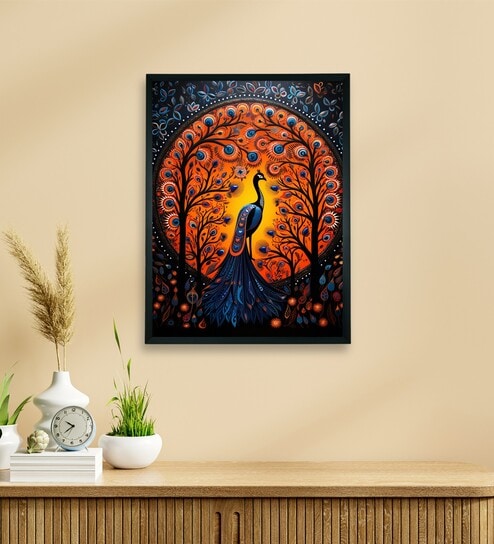 Enchanted Peacock Wall Art Art 24 x 32 inch Canvas Wall Art