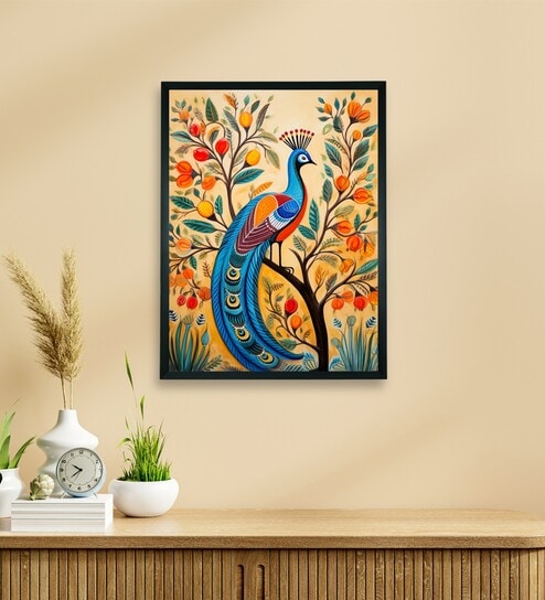 Find Your Paradise Peacock 24 x 32 inch Canvas Wall Art