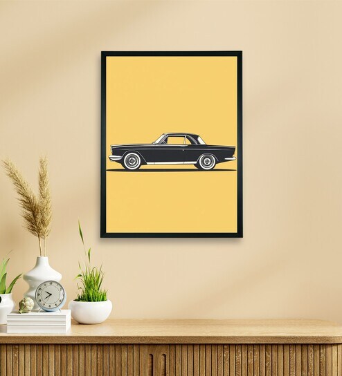 Vintage Coupe 18 x 24 inch Canvas Wall Art