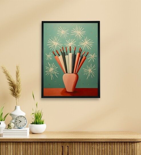 Winter Festive Joy 12 x 16 inch Canvas Wall Art