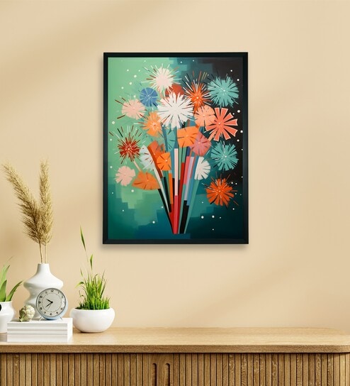 Winter Sky Abstract Art 12 x 16 inch Canvas Wall Art