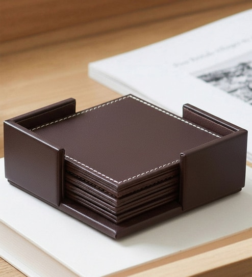 Chocolate Brown Chic Sip Coaster
