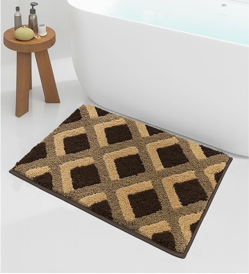 Chocolate Microfiber 16x24 Inches Super Soft Bath Mat