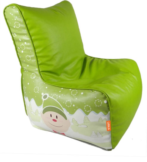 Christmas Theme Bean Chair Cover In Multicolour By Orka