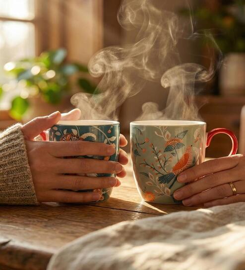 Chumbak Coffee & Joy Mug Gift Set of 2