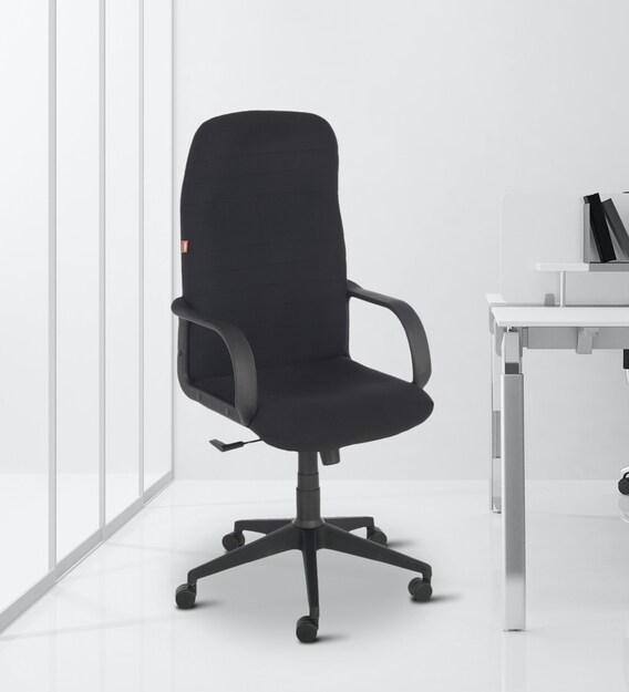 Buy Chaste Executive Chair In Black Colour By Durian Online High Back Executive Chairs Chairs Furniture Pepperfry Product