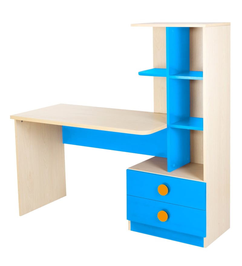 Buy Champion Study Table in Light Blue Colour by CasaCraft Online