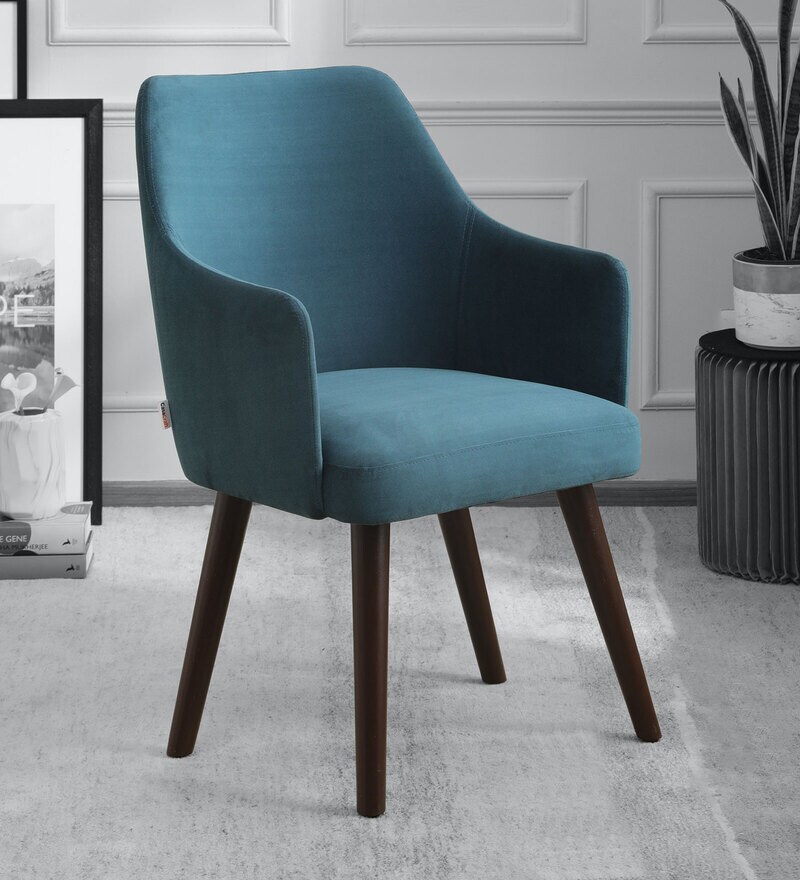 teal coloured dining chairs